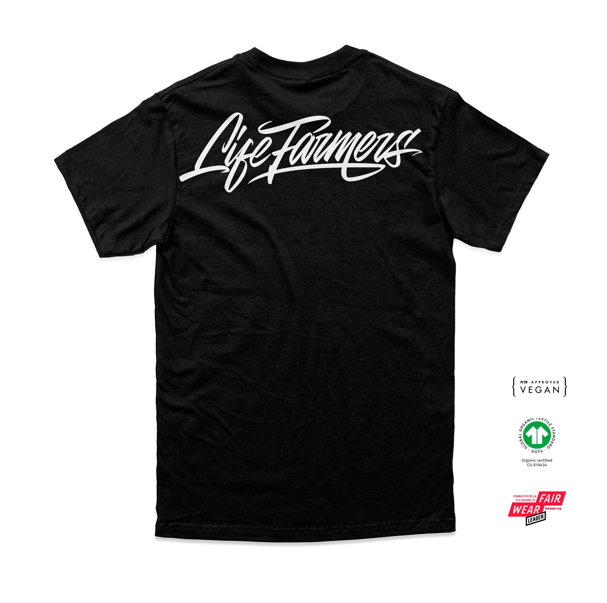 Camiseta Lifefarmers pro black